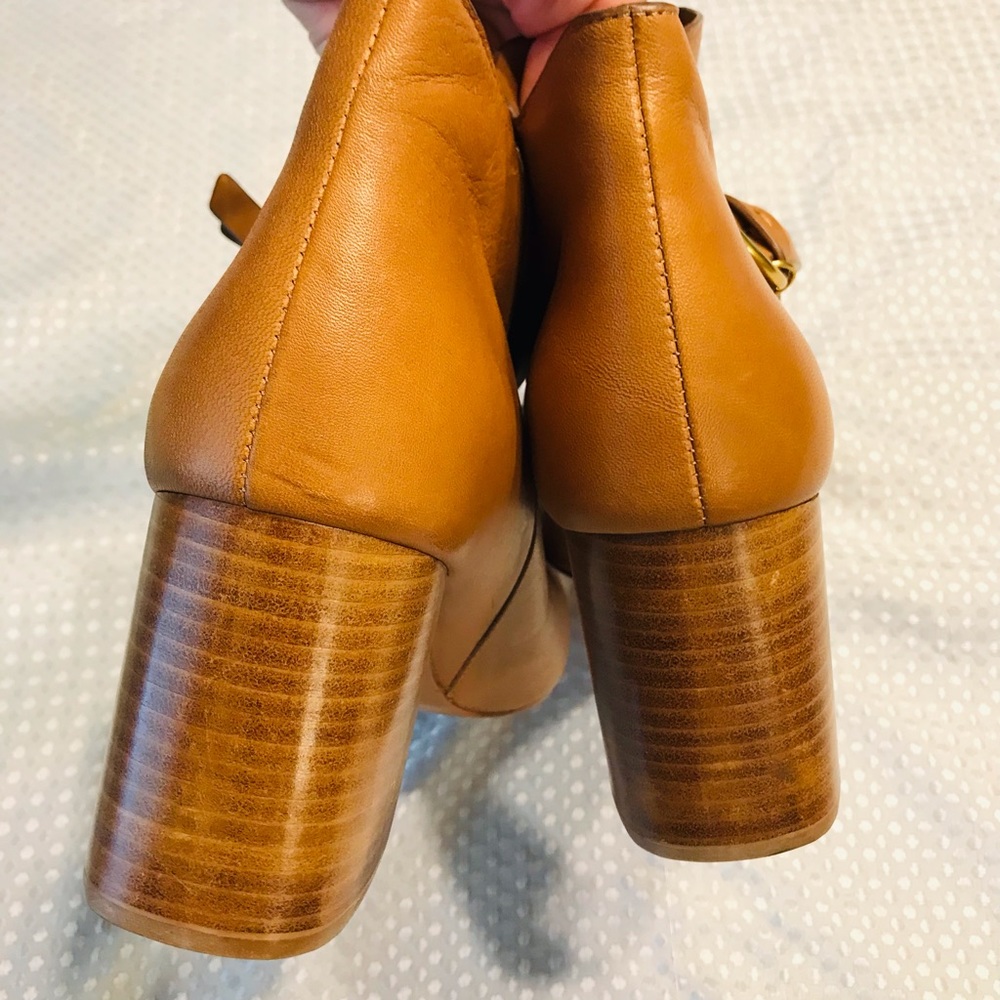 See by Chloe Louise Block-Heel Leather Ankle Boots size 7 - Picture 5 of 13